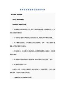 七年级下册道德与法治知识点