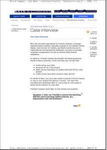 01 01 CASE INTERVIEW-CLIENT SITUATION