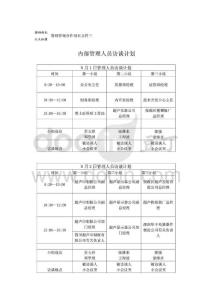 03内部管理人员访谈计划