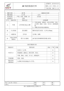 IQC-014AV線檢驗(yàn)