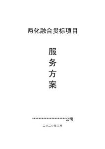 兩化融合項目介紹及服務方案