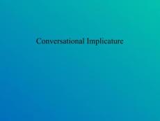 conversational implicature