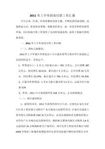 招商科半年工作總結