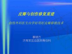 皮瓣與創(chuàng)傷修復(fù)重