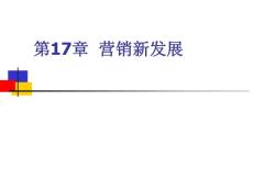 第17章 營(yíng)銷(xiāo)新發(fā)展