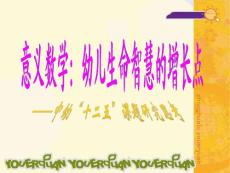 意義數(shù)學(xué)：幼兒生命智慧的增長點(diǎn)