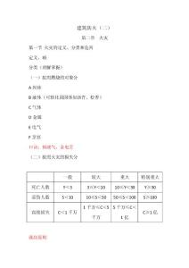 一消考試  建筑防火二