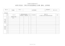 周工作總結計劃表格2
