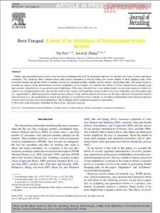 Born Unequal:A Study of the Helpfulness of User Generated Product Reviews