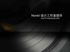 （黑色--音乐模板）Nordri原创PPT模板系列52