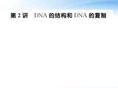 【赢在高考】高三生物一轮 2.3.2 DNA的结构和DNA的复制课件