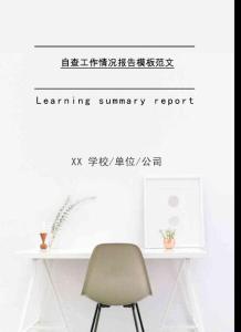 自查工作情況報(bào)告模板范文2021年[Word稿]