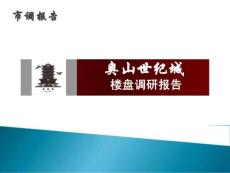 樓盤調研報告