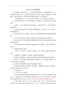 安全生產(chǎn)獎懲制度