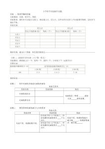 小學科學實驗操作試題