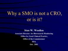 Why a SMO is not a CRO, or is it