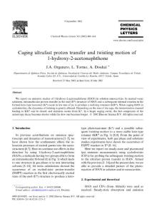 Caging ultrafast proton transfer and twisting motion of 1-hydroxy-2-acetonaphthone