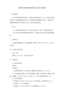 生化公司酒精车间更换细粉筛网方案及应对措施