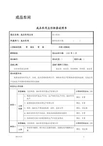 精品-成品车间主任职务说明书（DOC 74页）