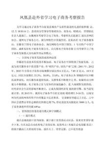 電子商務考察報告