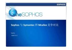Sophos 與 Symantec 和 Mcafee 競爭對比PPT