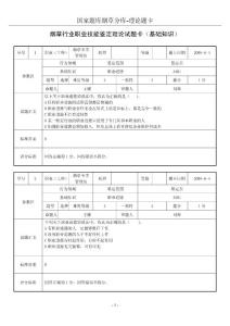 烟草专卖管理员职业技能基础知识补充题库