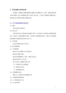 綜合保障大綱的實(shí)例