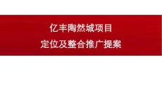 山東淄博億豐陶然城項目定位及整合推廣提案