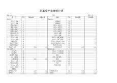 家庭資產(chǎn)負(fù)債統(tǒng)計(jì)表