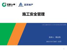 建设单位施工安全管理