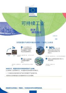 歐洲綠色協議--可持續工業