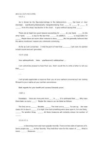 2011成人高考萬能英語模板