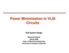 USC VLSI CMOS电路设计课件
