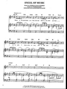 Lloyd Webber 原版的歌剧魅影谱- Angel of Music