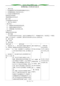 高中生物植物细胞工程的基本技术教案 新课标 人教版 选修3