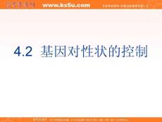 [高一理化生]42《基因?qū)π誀畹目刂啤氛n件修改
