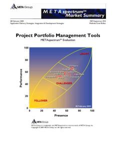 META对项目组合管理的分析