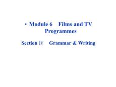 Module_6　Films_and_TV_ProgrammesSectionⅣ__课件（外研版必修二）.ashx