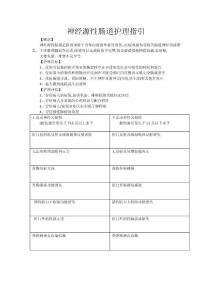 神經源性腸道護理指引