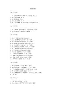莫扎特曲目