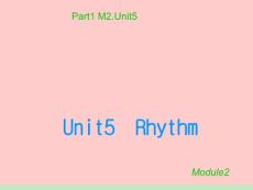 2012届高考一轮复习英语课件：Unit 5《Rhythm》（北师大版必修2）