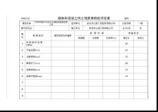 公路工程施工表格：管座及涵管安裝質量檢驗評定表