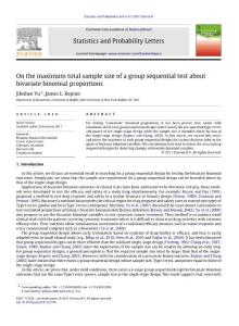 On the maximum total sample size of a group sequential test about