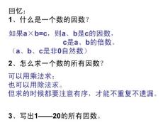 新课标人教版小学五年级新光小学ZY质合数（复习）