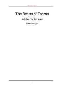 THE BEASTS OF TARZAN(泰山的野兽)