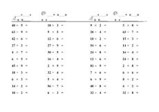 小学二年级数学口算题