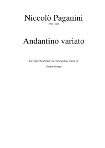 帕格尼尼吉他曲