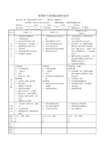 胫腓骨干骨折临床路径表单