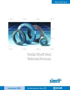 CFW RADIAL SHAFT SEALS