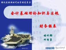 会计基础理论知识与法规——财务报表